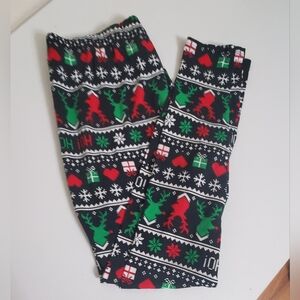 Christmas Holiday Leggings Juniors Size L 11-13